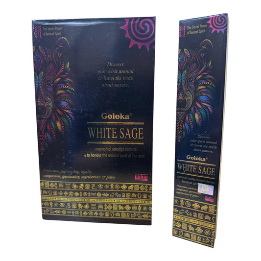 Goloka Smudge Incense: White Sage