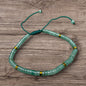 Green Aventurine Bracelet with Slide Knot