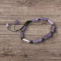 Amethyst Bracelet with Slide Knot